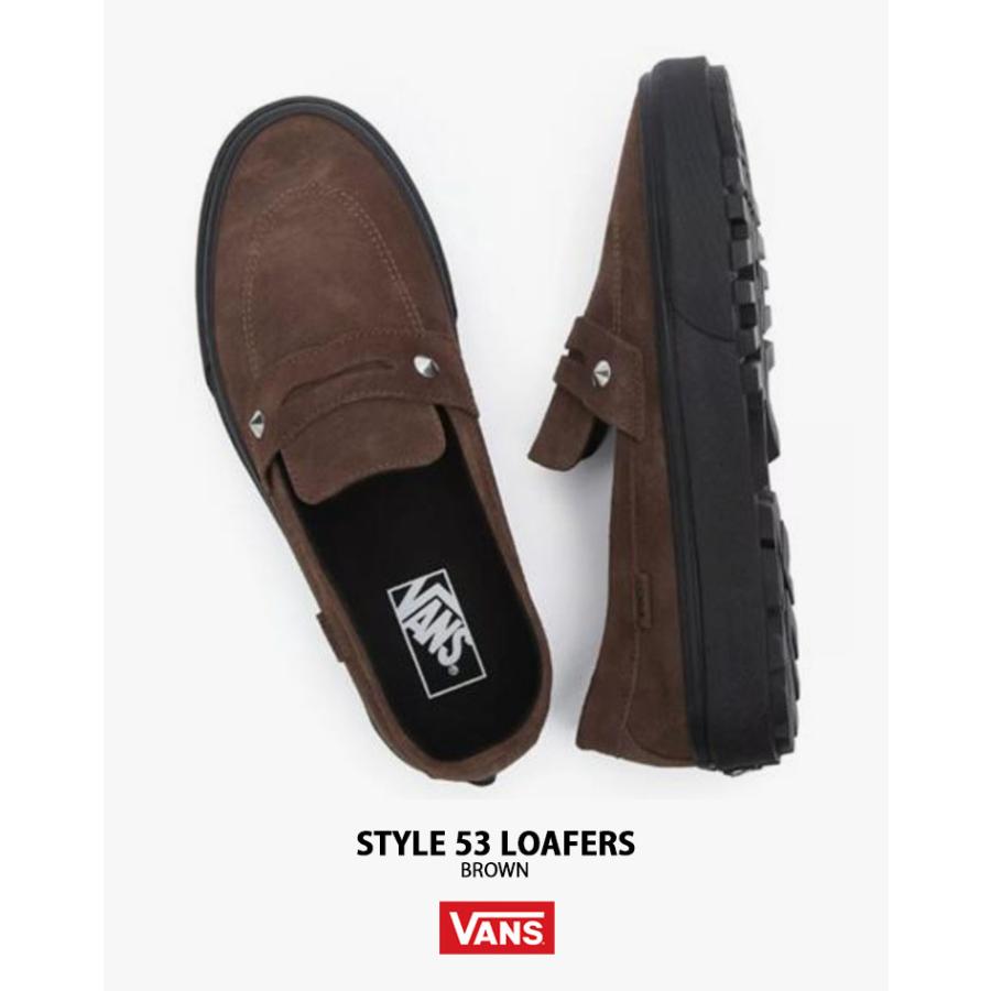 VANS（ヴァンズ） バンズ ローファー STYLE 53 LOAFERS BROWN