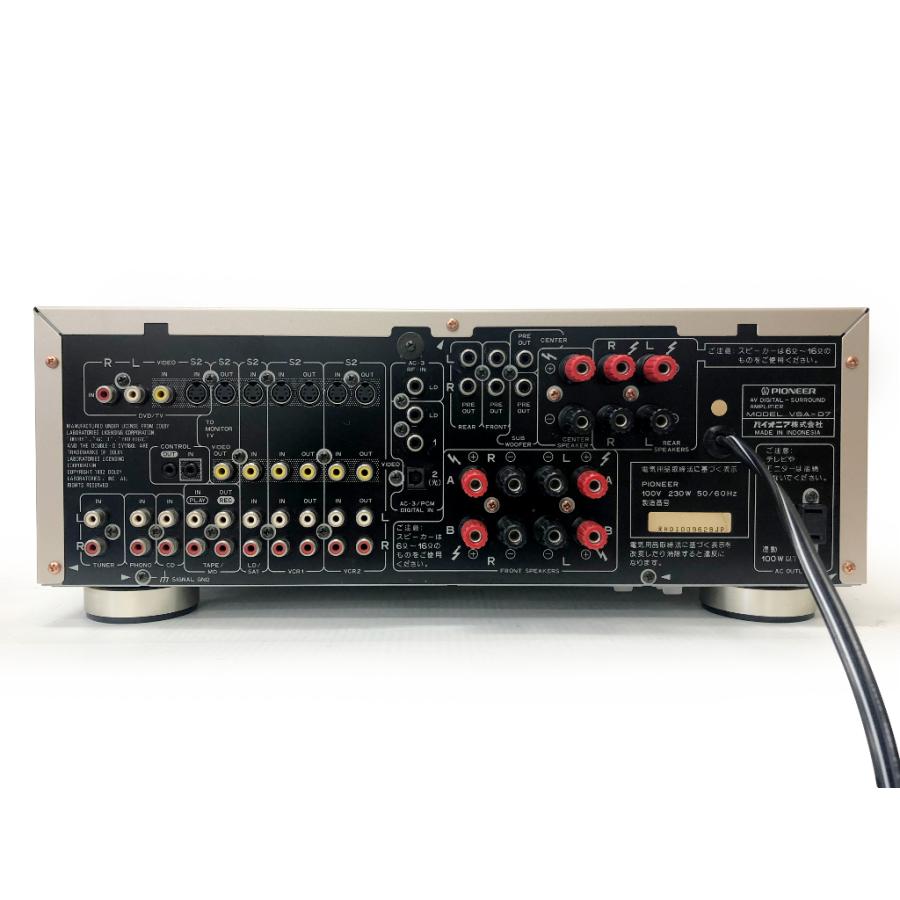 Pioneer（パイオニア） Pioneer VSA-D7 デジタル対応AVアンプ リモコン