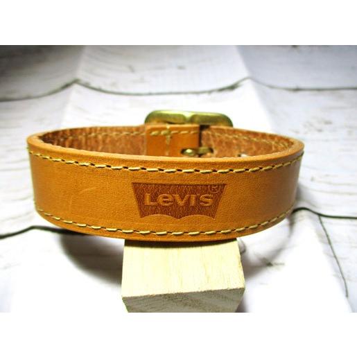 Levi's（リーバイス） ブレスレット メンズ ブランド 本革 レザー