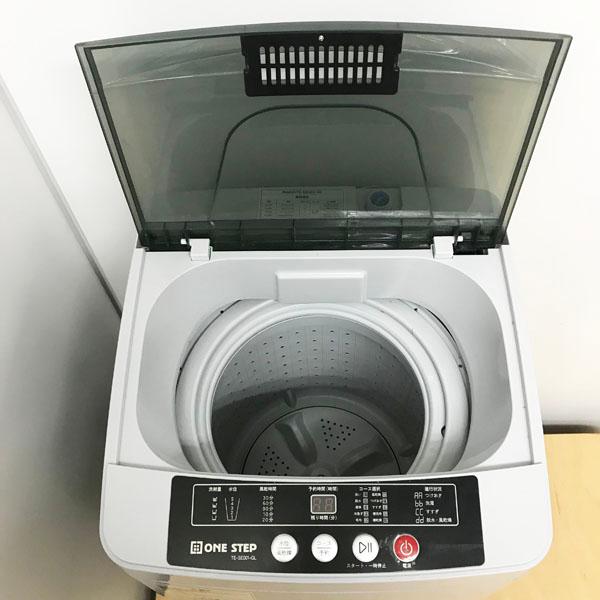 中古】ONE STEP/ワンステップ TE-SE001-GL コンパクト 全自動洗濯機