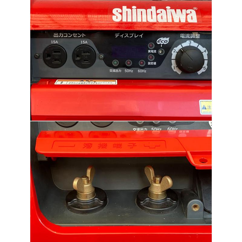 新ダイワ 185A 3.5kVA ガソリンエンジンウェルダー EGW185M-I