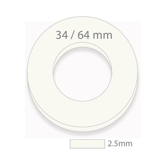 ブラバ プロテクティブシール 厚み2.5mm×内径34mm×外径64mm 1箱 10枚入