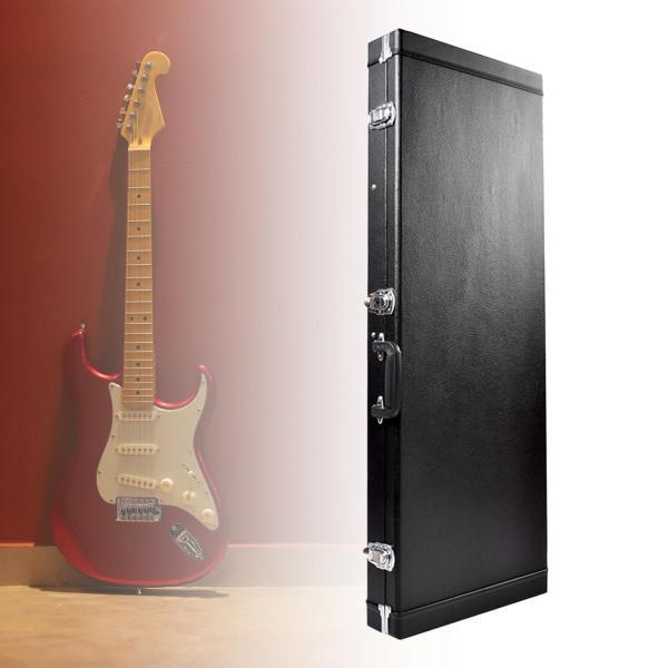 エレキギターハードケース、キャリングケース、頑丈、スクエア、エレキ