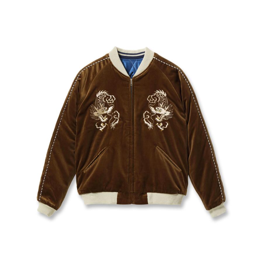 TAILOR TOYO テーラー東洋 別珍 スカジャン “WHITE DRAGON” × “BLACK