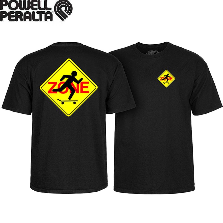 POWELL（パウエル） POWELL PERALTA SKATE ZONE S/S T BLACK ペラルタ