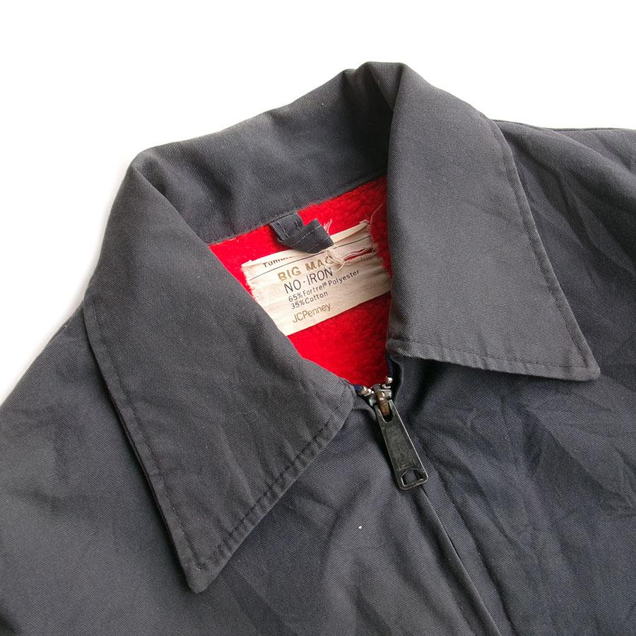 USED-312】 70's BIG MAC WORK JACKET CHARCOAL PRIDE ZIP 70年代