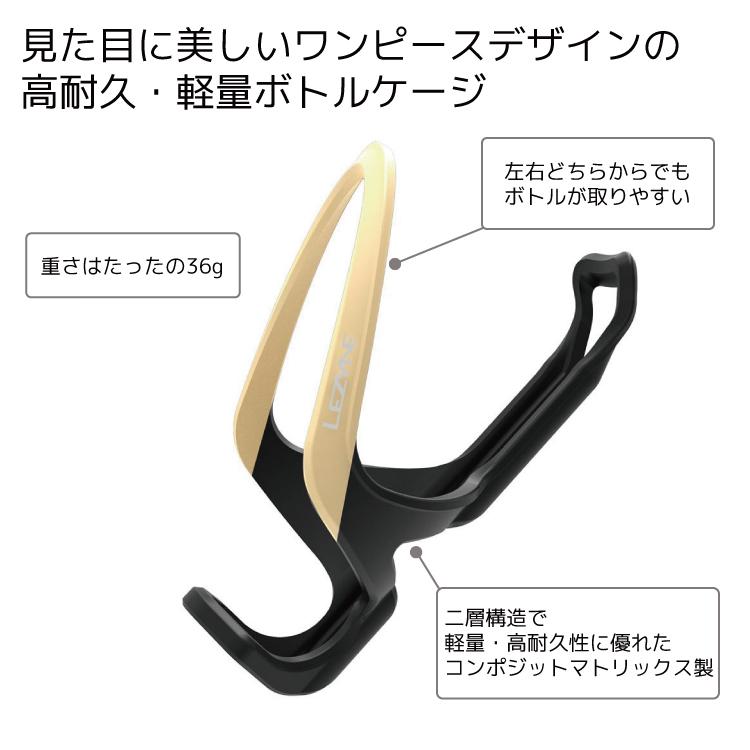 ボトルケージ LEZYNE レザイン コンポジットマトリックス製ボトル