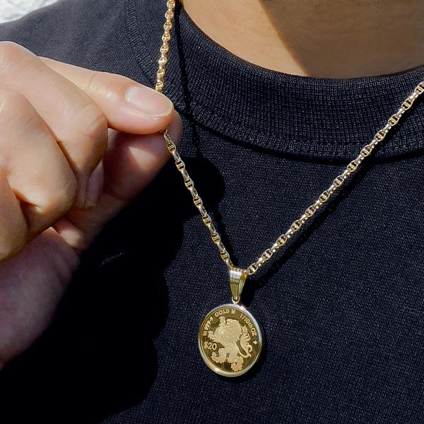 純金1/10オンス 獅子 Lion ライオン コイン 金貨 ペンダントトップ