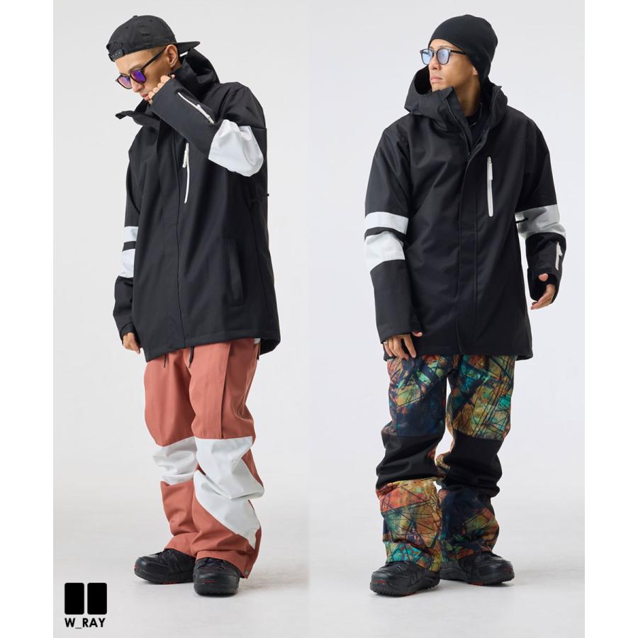 リアリズム スノーボード ウェア メンズ レディース 上下 セット