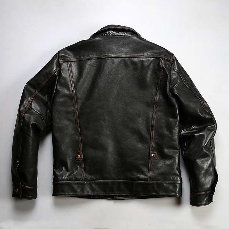 hitsuji3】レザージャケット ライダース 黒 L 牛革 日本製 hitsuji3様