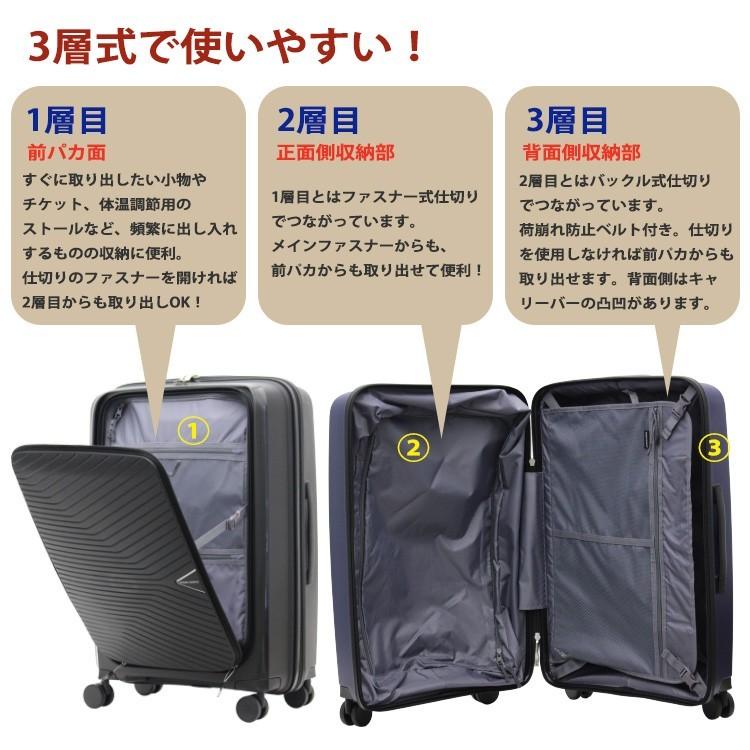 ユーラシア スーツケース ≪GRE2175≫ 70cm GREENWORKS フロント