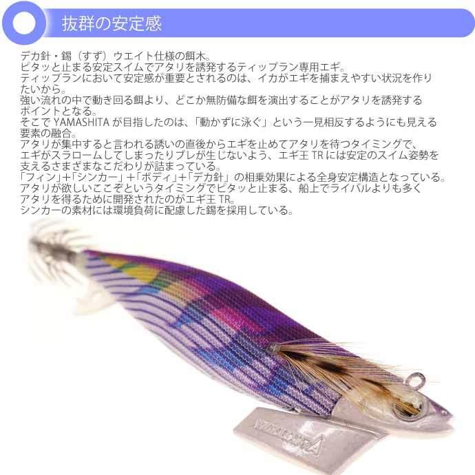 エギ王 TR 3.5号 27g 056 パープルパープル 長100mm ベーシック布 紫