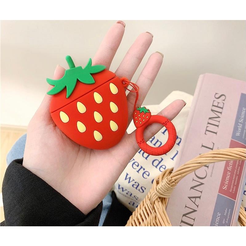 Airpods pro エアーポッズプロ ケース カバー イヤホンカバー いちご