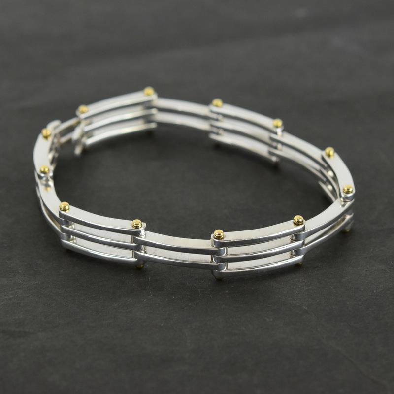 TIFFANY&Co.（ティファニー） ブレスレット SV925×K18YG ゲートリンク