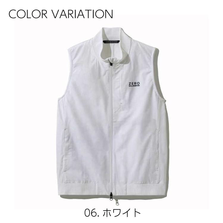 ゴルフウェア ベスト クールドッツ素材 カモフラ ゼロハリバートン