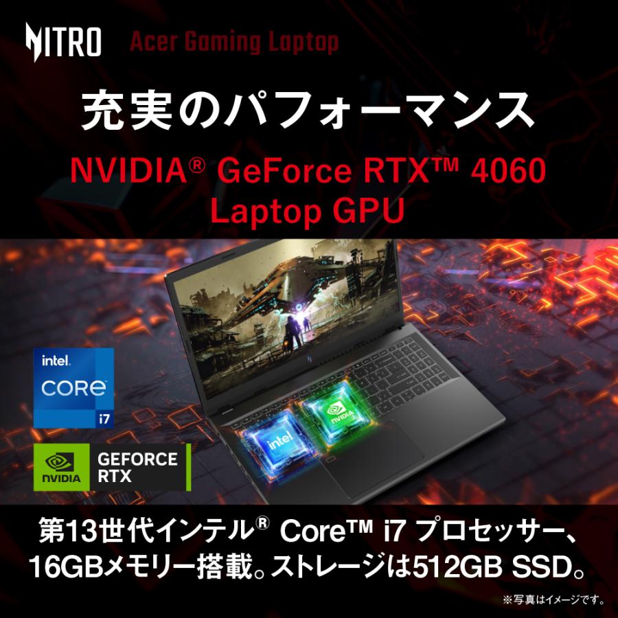 acer（エイサー） ゲーミングノートパソコン Nitro V 15 GeForce RTX
