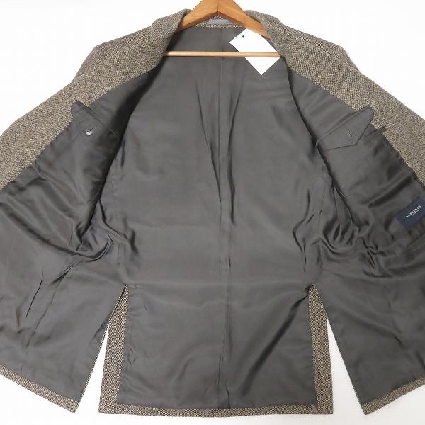 wxc バーバリー BURBERRY シングルジャケット グレー系 S2B ツイード