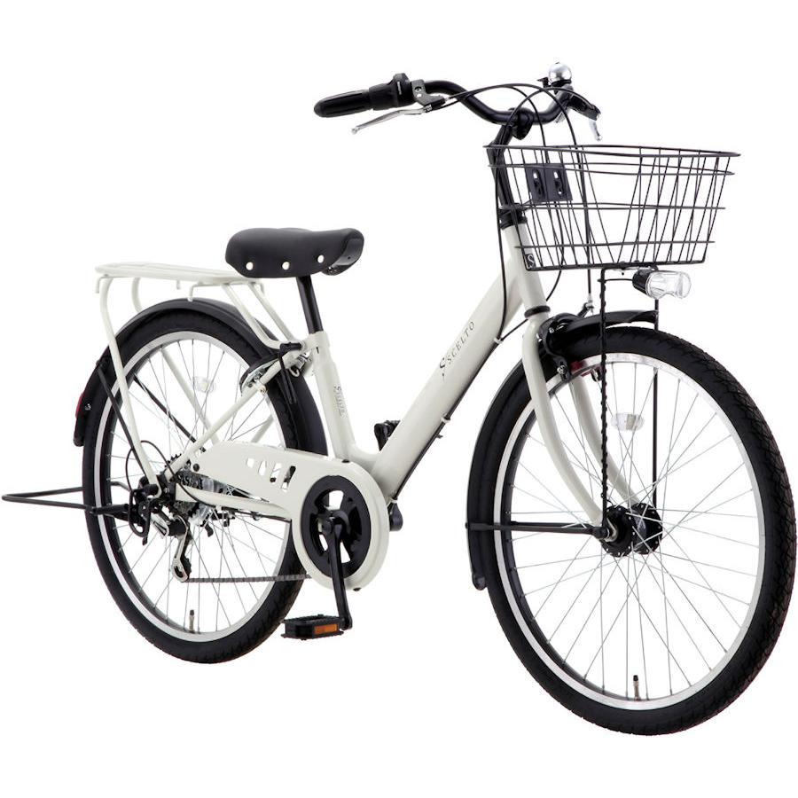 サカモトテクノ シェルト 24インチ 外装6段変速 LEDオートライト