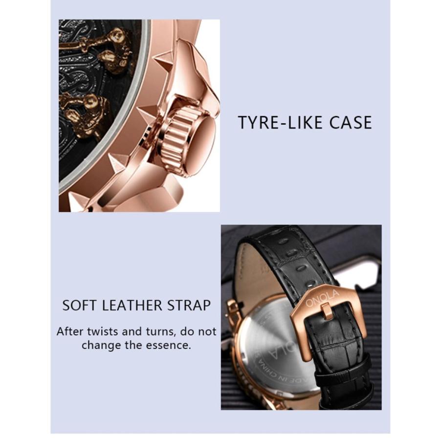 腕時計 メンズ 40代 20代 30代 50代 ユニークなクォーツ時計