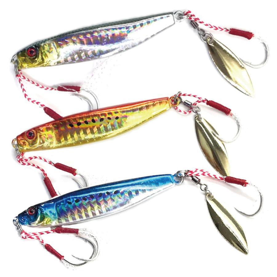 メタルジグ 45g 67mm ジギンガーZ マジdeベイトBLADEII カラー 3色