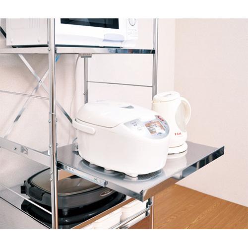 足立製作所 レンジ台 レンジラック キッチンラック ステンレス 電子