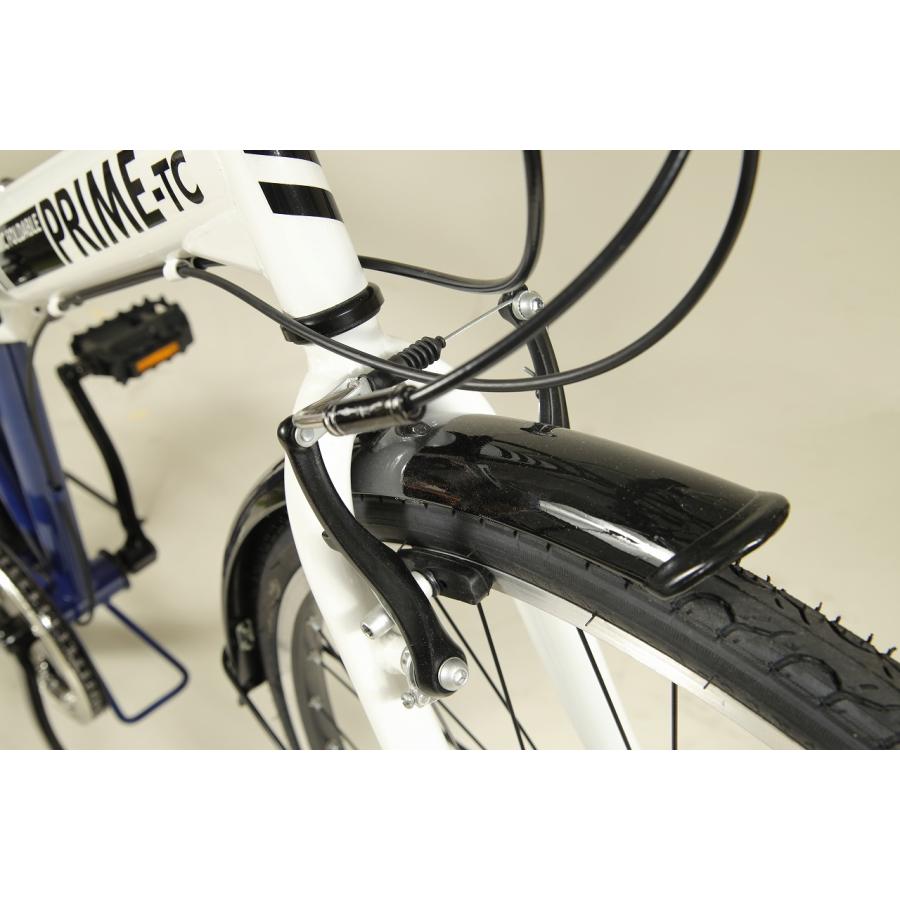 700C型 グリップシフト外装6段変速付折りたたみクロスバイク