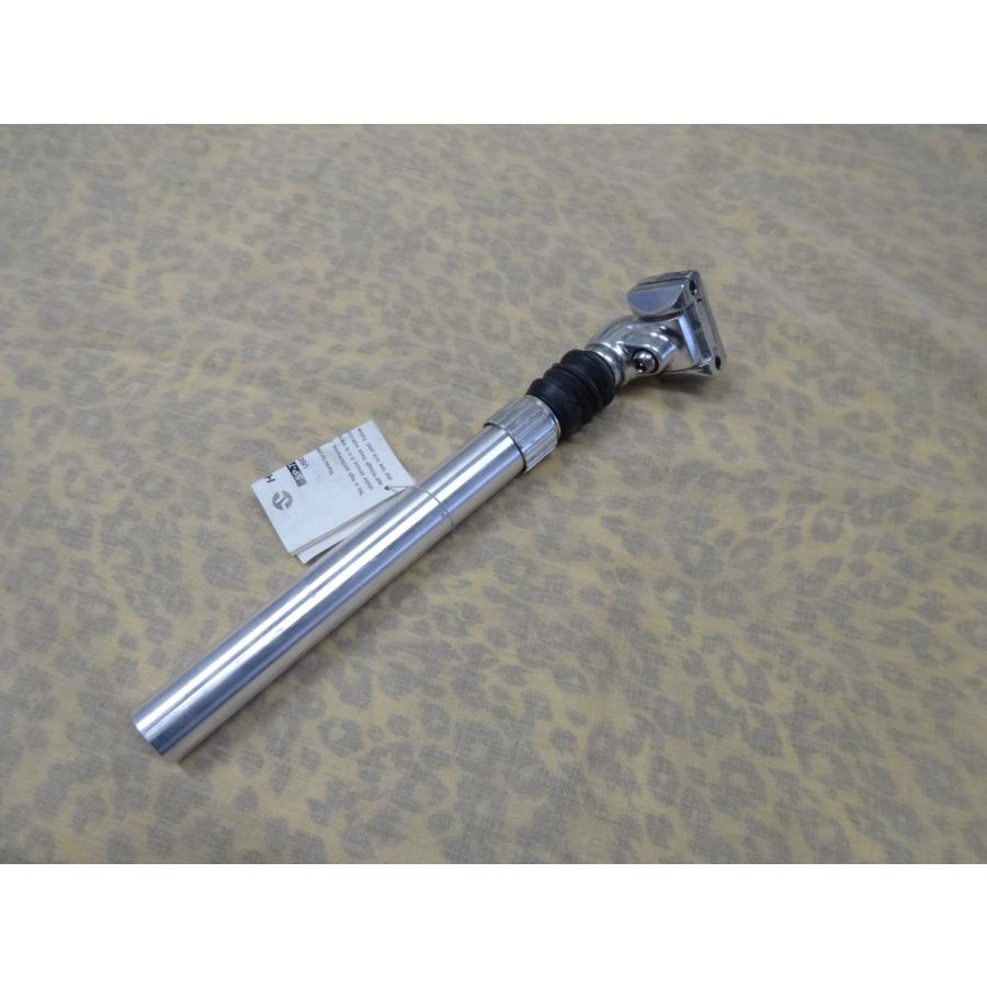 自転車 アルミ サスペンション付き シートポスト シートピラー φ27.2mm