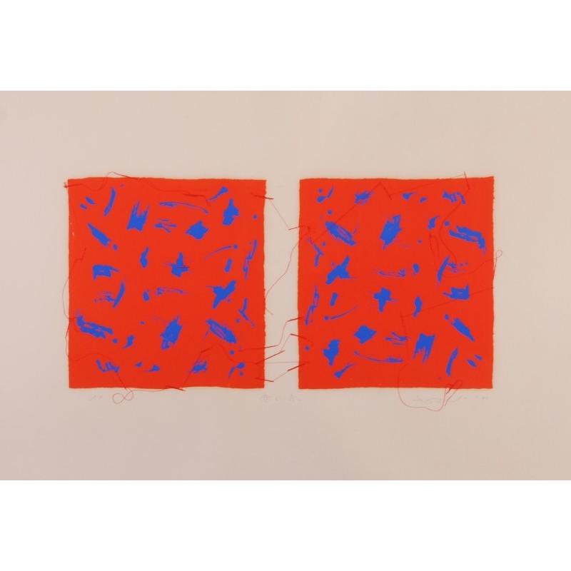 現代アート 絵画 抽象画 モダンアート 絵 リトグラフ 版画 コラージュ