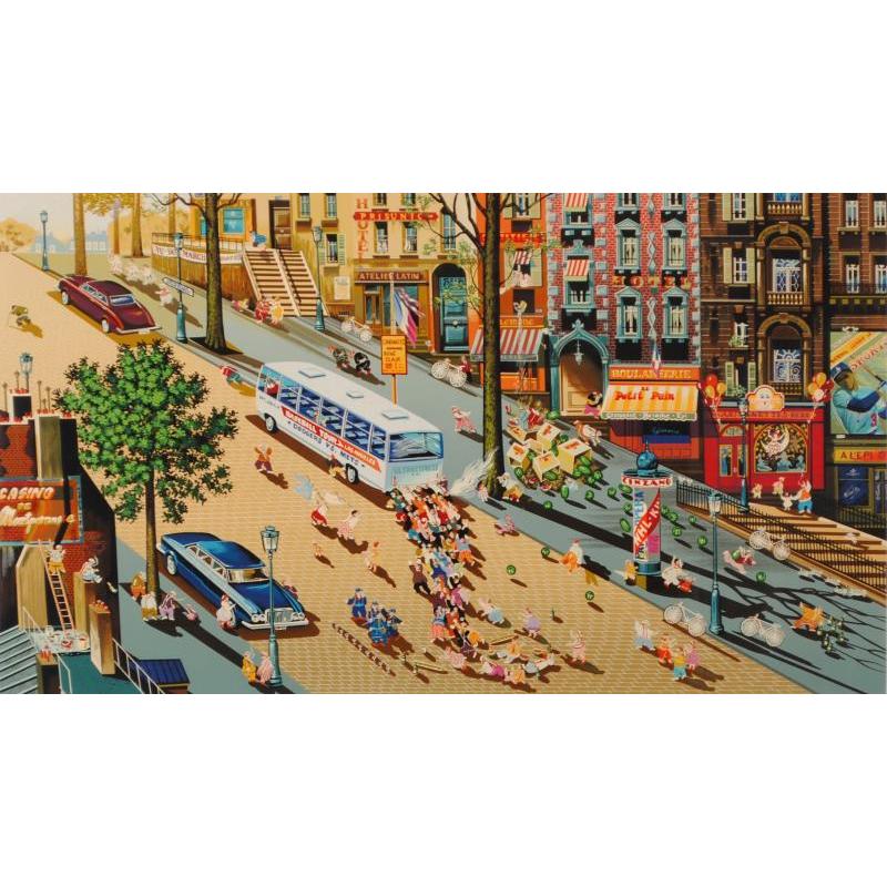 ヒロ・ヤマガタ エクスプレス インテリア 絵画 シルクスクリーン 版画