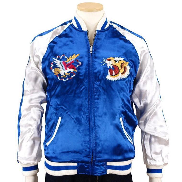 舞妓と日本地図別珍刺繍スカジャン 花旅楽団 SCRIPT メンズ レディース