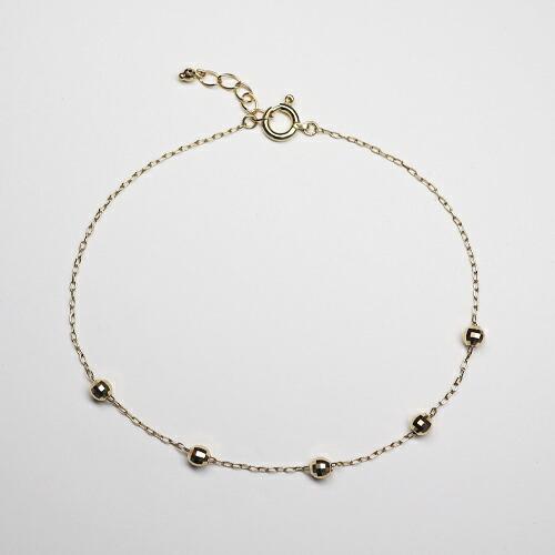 K18 ミラーカットブレスレット YG イエローゴールド ギフト プレゼント