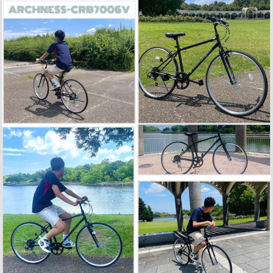 クロスバイク 700C 700×28C シマノ 6段変速機搭載 自転車 アイトン