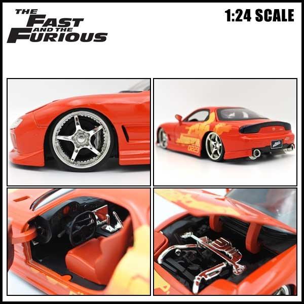 Jada 1/24 ワイルドスピード 箱入り ミニカー ORANGE JLS MAZDA RX-7