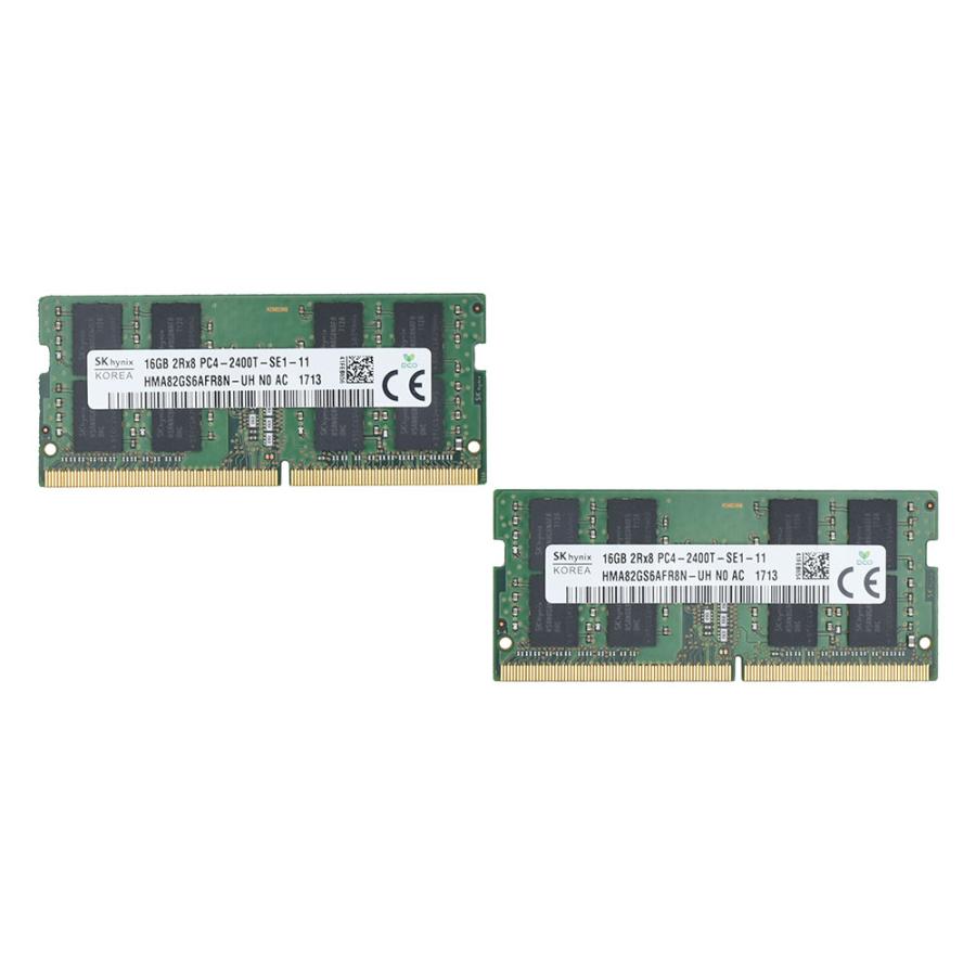 SK hynix メモリ SK hynix PC4-2400T 16GB × 2枚 合計 32GB 中古品 PC4