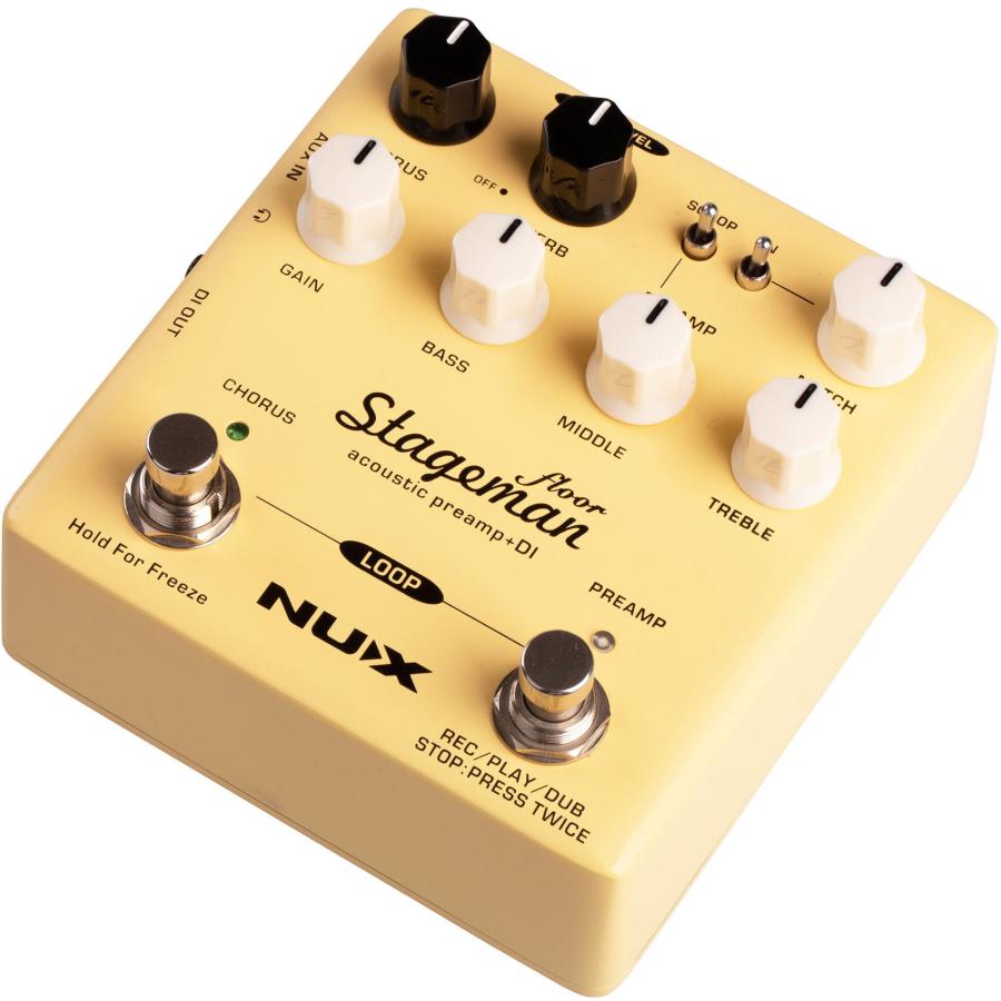 NUX NAP-5 Stageman Floor アナログ アコースティック プリアンプ + DI