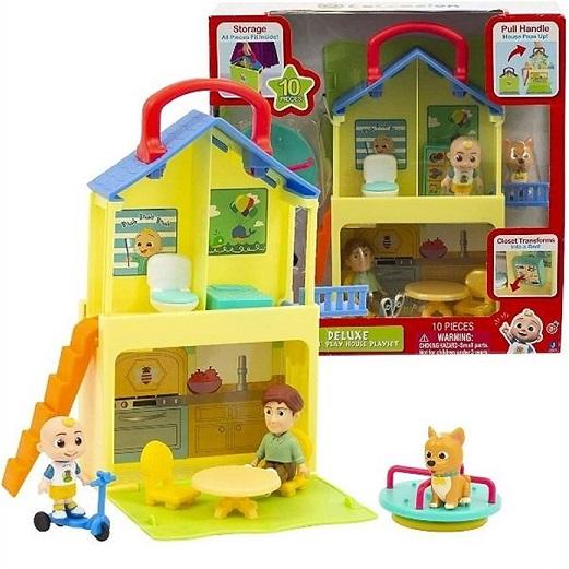 Cocomelon/ココメロン】 デラックス ポップアンドプレイハウス 変身