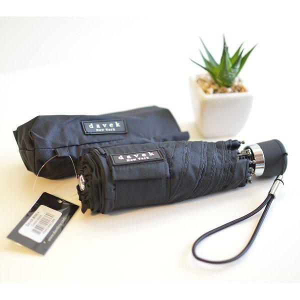 ダベック ミニサイズ 折りたたみ傘 アンブレラ ブラック 黒 Davek mini