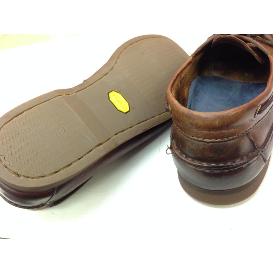 靴修理 デッキシューズ vibram2303PORTO CERVO ソール張り替え : 靴