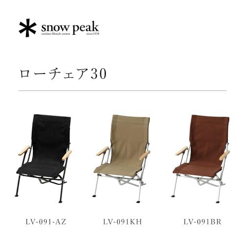 スノーピークsnow peak ローチェア30 ブラック LV-091-AZ ローチェア