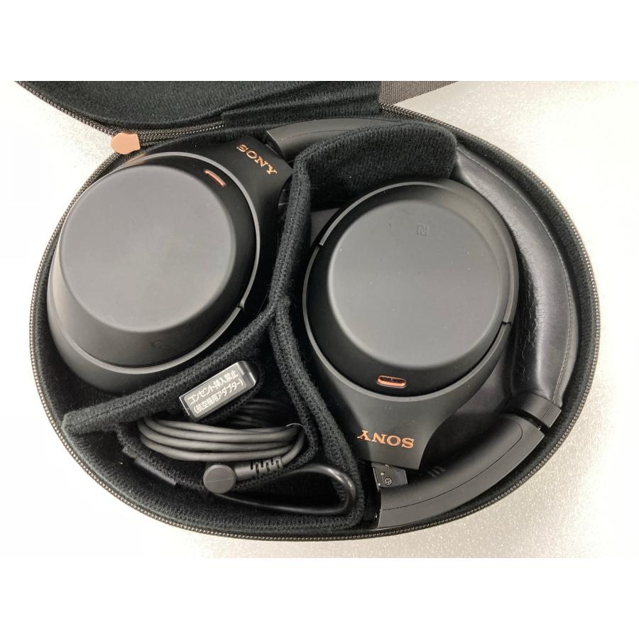 箱・ケース付き SONY WH-1000XM4 ブラック ワイヤレスヘッドホン SONY