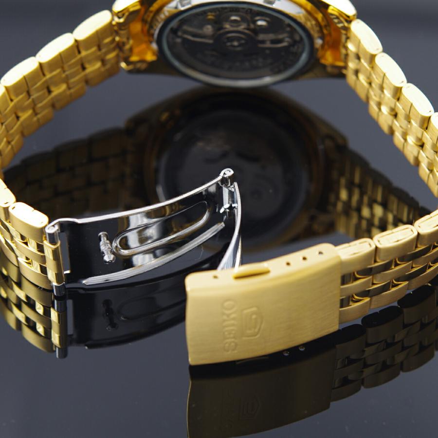 Seiko 5 セイコー SEIKO 腕時計 海外モデル 自動巻き ゴールドカラー