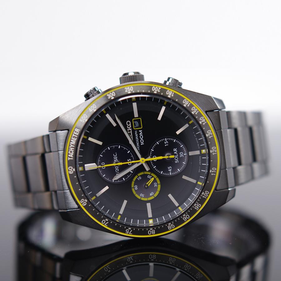 SEIKO（セイコー） 腕時計 ソーラー SOLAR クロノグラフ 100M防水 日本