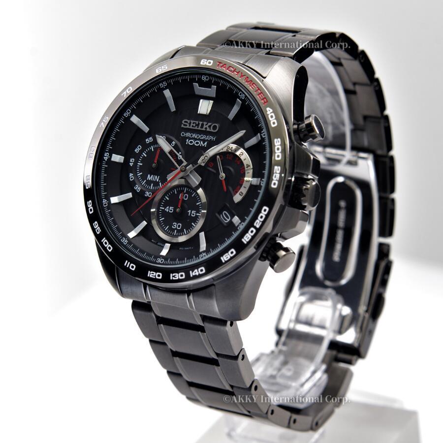 SEIKO（セイコー） 腕時計 クオーツ クロノグラフ 100M防水 ガン
