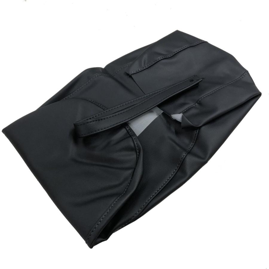 ジョーカー90 シートカバー 黒 /タンデムベルト付き/ステッチ：透明