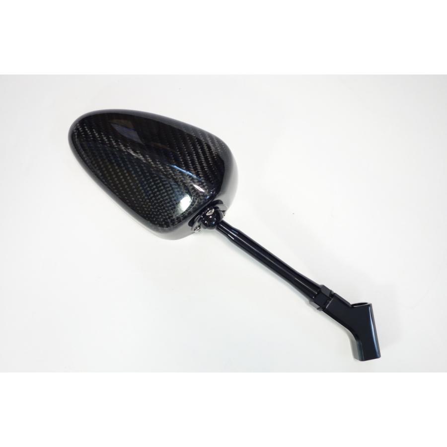 SIMOTA正規品□カーボンバックミラー【135mm・ブルーレンズ】 正ネジ