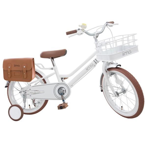 子供用自転車 プレゼント付 16インチ iimo イイモ レッド ホワイト幼児