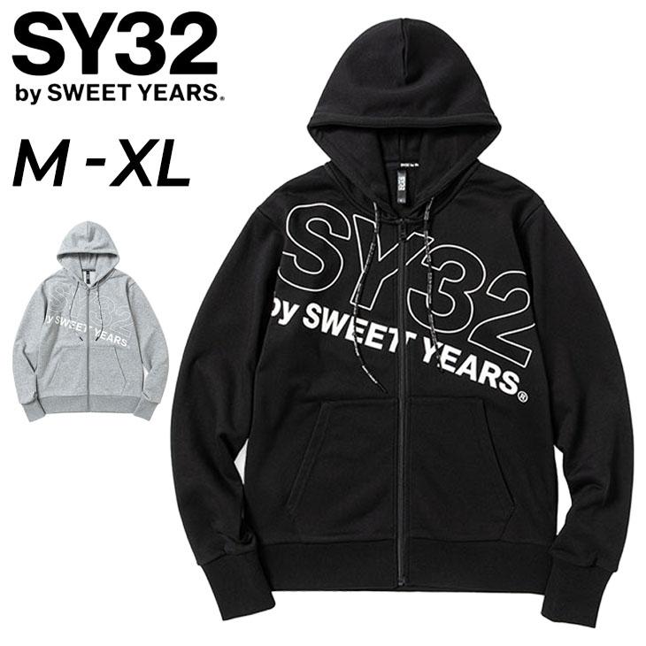 スウェット パーカー メンズ フルジップ フーディ SY32 by SWEET YEARS
