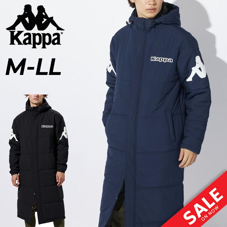 Kappa（カッパ） 中綿 ロングコート メンズ 軽量タフタベンチコート