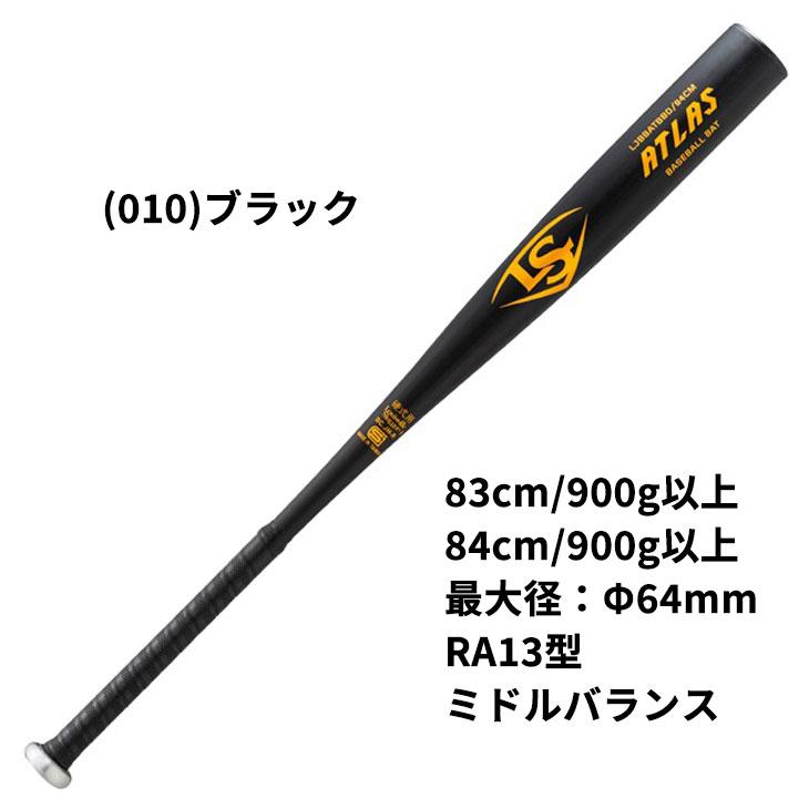 ルイスビルスラッガー 一般硬式用 金属製バット 83cm 84cm RA13型