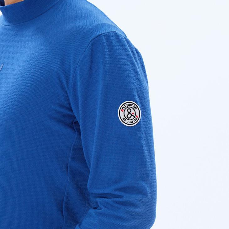 and per se（アンパスィ） モックネックシャツ 長袖 メンズ ゴルフ